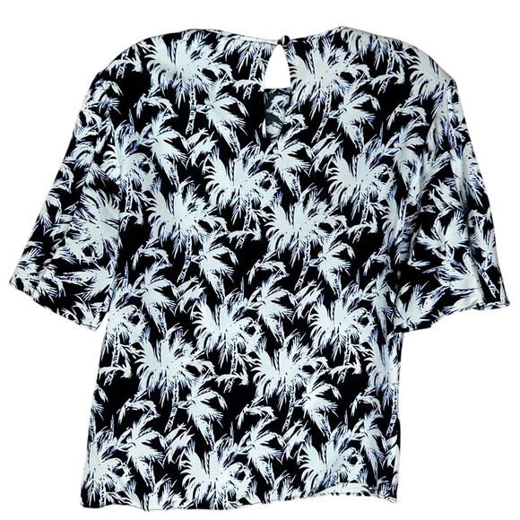 Diane Von Furstenberg Arlene Top - BLACK & WHITE - Picture 9 of 9